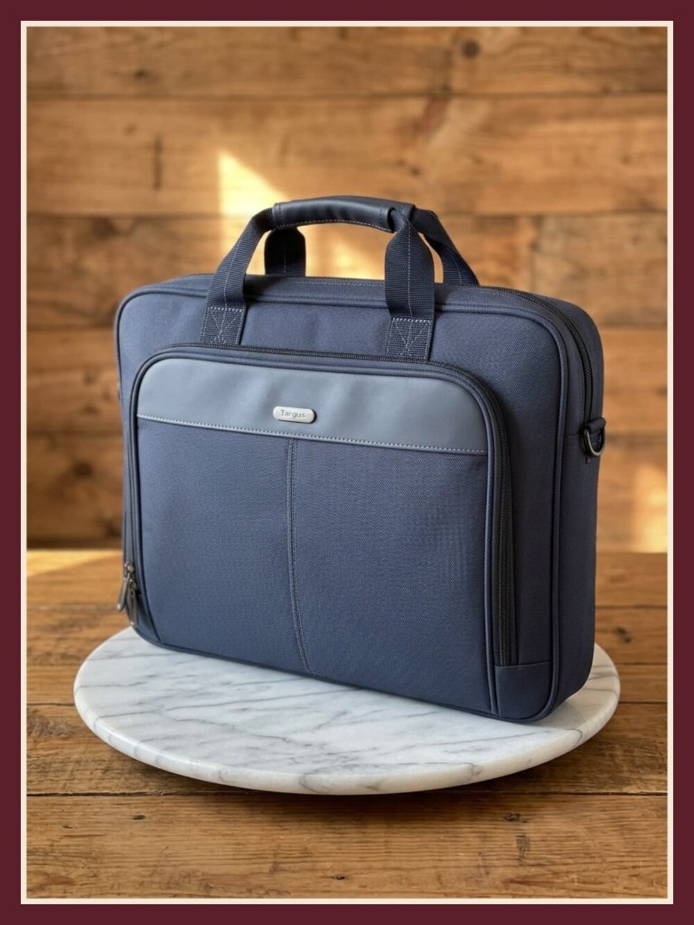 Men's Slim Laptop Bag 16 Inch Foam Padded Messenger Briefcase